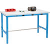 60W x 30D Adjustable Height Workbench with Power Apron - ESD Laminate Square Edge - Blue
																			