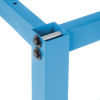 60W x 30D Adjustable Height Workbench Square Tubular Leg - ESD Square Edge - Blue
																			