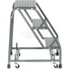 3 Step Rolling Ladder - Side View