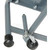 3 Step Rolling Ladder - Locking Glides and Swivel Casters