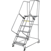 Ballymore Steel Perforated 16"W 6-Step Rolling Ladder