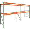 Global Industrial™ Tear Drop Pallet Rack Add-On 48"W X 42"D X 144"H