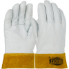 Ironcat Premium Top Grain Kidskin TIG Welding Gloves, Pearl, XL, All Leather - Pkg Qty 6