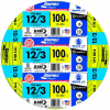 Southwire 63947623 Romex SIMpull ® Cable With Ground, Yellow, 12/3 Awg, 100 Ft - Pkg Qty 5