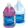 Global Industrial Floor Cleaning Kit - Floor Cleaner & Finish - Case Of Two 1-Gallon Bottles