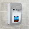 Global Industrial™ Manual Dispenser for Foam Hand Soap/Sanitizer - White/Gray