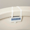 Global Industrial Non-Para Toilet Bowl Rim Hanger - Cherry 12 Hangers/Case