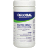 Global Industrial Graffiti Wipes, 40 Wipes/Canister, 6 Canisters/Case