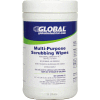 Global Industrial Multi-Purpose Scrubbing Wipes, 70 Wipes/Canister, 6 Canisters/Case