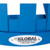 Global Industrial™ Outdoor Steel Recycling Receptacle w/Access Door & Multi-Stream Lid -36 Gal. Blue
																			