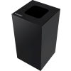 Global Industrial™ Square Trash Can w/ Waste Lid, 28 Gallon, Black
																			