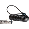 Kensington® 64670 Portable Combination Laptop Lock with 6 ft. Cable, Gray