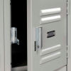 Locker Six Tier 12x12x12 18 Door Ready To Assemble Gray