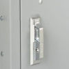 Chrome Latch on Double Tier Steel Lockers, School Lockers, Metal Locker, Storage Lockers, Student Lockers