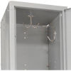 Single and Double Prong Hooks in Double Tier Steel Lockers, School Lockers, Metal Locker, Storage Lockers, Student Lockers, Assembled Lockers