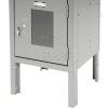 Hallowell KCFB18HG Steel Locker Accessory, Closed Front Base 18"W x 6"H - Dark Gray