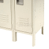 Hallowell KCFB15PT Steel Locker Accessory - Closed Front Base 15"W x 6"H - Tan