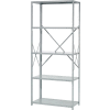 Penco Steel Shelving 20 Ga 36"WX18"DX87"H Open Clip Style 5 Shelf Starter