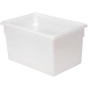 Rubbermaid 3501-00 White Plastic Box 21.5 Gallon 18 x 26 x 15 - Pkg Qty 6