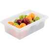 Rubbermaid 3509-00 White Plastic Box 3.5 Gallon 18 x 12 x 6 - Pkg Qty 6