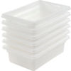 Rubbermaid White Plastic Box 3 1/2 Gallon 18x12x6