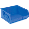 LEWISBins Plastic Stacking Bin PB1416-7 - 16-1/2"W x 14-3/4"D x 7"H, Blue - Pkg Qty 6