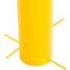Global Industrial Steel Bollard W/Removable Plastic Cap & Chain Slots For Underground 24x5-1/2
																			