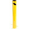 Global Industrial Steel Bollard W/Removable Plastic Cap & Chain Slots For Underground 42x5-1/2