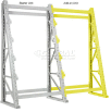 Global Industrial™ Reel Rack Add-On Unit 48"W x 36"D x 96"H