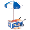 Nemco® 6550-DW3, Countertop Hot Dog Mini Cart, Blue