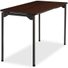 Iceberg Maxx Legroom™ Wood Folding Table - 48" x 24" - Walnut
