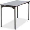 Iceberg Maxx Legroom™ Wood Folding Table - 48" x 24" - Gray