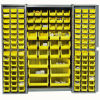 Doors Open 270 Degrees for Full Access to Bin Storage Cabinet, Security Cabinet with Premium Stacking Bins