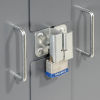 Padlockable Hasp (Lock Sold Separately) on Bin Storage Cabinet, Security Cabinet with Premium Stacking Bins