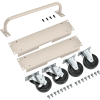 Global Industrial™ Caster and Handle Kit for 16-Chromebook and Laptop Charging Cabinet, Putty