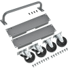Global Industrial™ Caster and Handle Kit for 16-Chromebook and Laptop Charging Cabinet, Gray