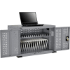 Global Industrial 16-Device Charging Cabinet For Chromebooks & Tablets, Gray, Unassembled