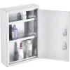 Global Industrial™ Stainless Steel Medical Cabinet W/Double Key Locks, 8"Wx2-5/8"Dx12-1/8"H