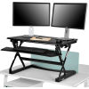 Interion® Height Adjustable Sit Stand Desk - Full Width Keyboard
																			