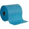 Global Industrial™ Quick Rags® Heavy Duty Jumbo Roll, Blue, 475 Sheets/Roll, 1 Roll/Case