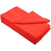 Global Industrial™ 300 GSM Microfiber Cleaning Cloths, 16in x 16in, Red, 12 Cloths/Pack
																			