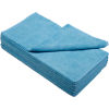 Global Industrial™ 300 GSM Microfiber Cleaning Cloths, 16in x 16in, Blue, 12 Cloths/Pack
																			