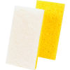 Global Industrial™ Light Duty Scrub Sponge, Yellow/White, 3.25in x 6.25in - Case of 20 Sponges
																			