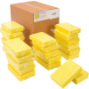 Global Industrial Cellulose Sponge, Yellow, 4.25" x 6.25" - Case of 24 Sponges