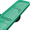 Global Industrial™ 6 ft. Rectangular Outdoor Steel Picnic Table, Perforated Metal, Green
																			