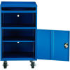 Mobile Computer Cabinet K/D, Blue