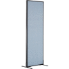 Interion® Freestanding Office Partition Panel, 24-1/4"W x 96"H, Blue