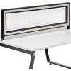 Fluted Polycarbonate Divider Screen for Double Workstation (694860)
																			