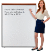 Interion® Deluxe Office Partition Panel with Whiteboard, 48-1/4"W x 61-1/2"H