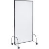 Mobile Office Partition Panel with Whiteboard, 36-1/4"W x 75-1/2"H